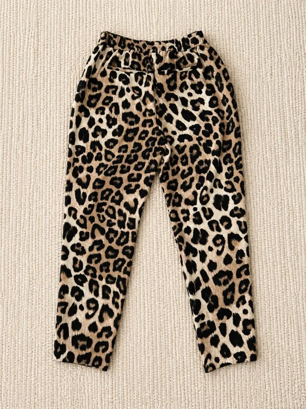 J.Crew Leopard Print Pull-On Pants Size Small